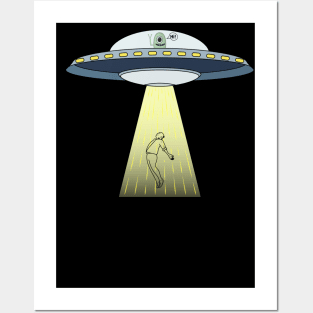 Alien Abduction UFO Posters and Art